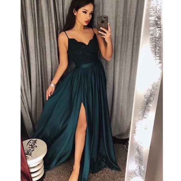 Hebeos Dresses & Skirts - Formal Dress - A-Line Spaghetti Strap - size 4